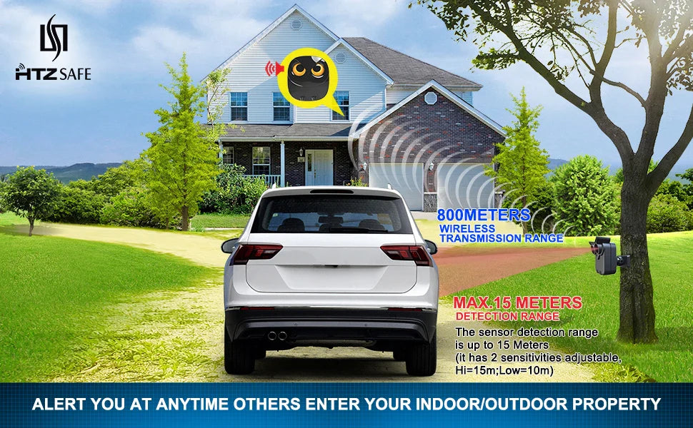 Wireless Driveway Security Alarm