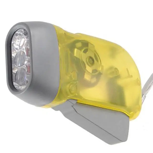 Hand Crank Dynamo Flashlight