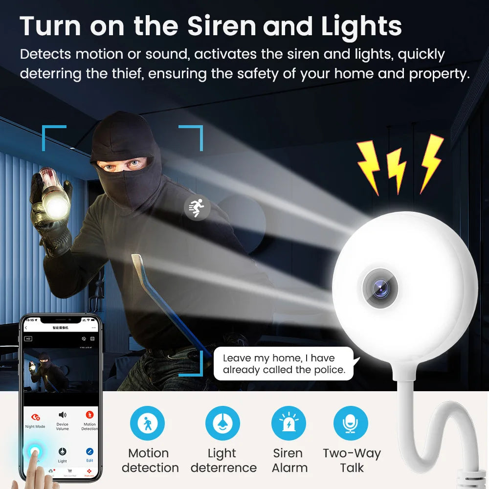 Indoor USB Light Bulb WiFi Camera