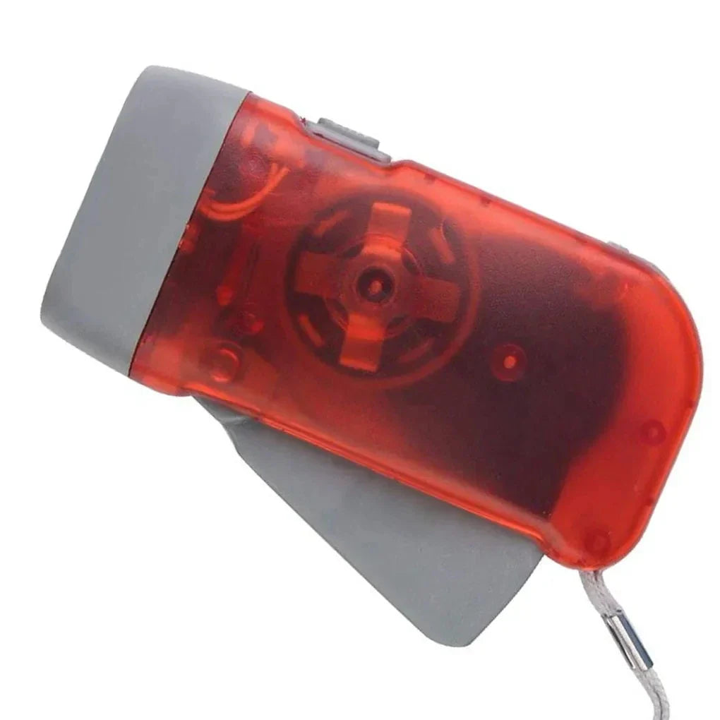 Hand Crank Dynamo Flashlight