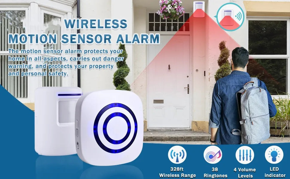 Fine Passage Wireless Motion Sensor Alarm