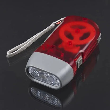 Hand Crank Dynamo Flashlight