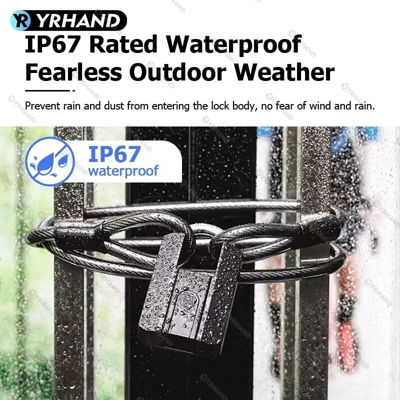 Smart Padlock Keyless Fingerprint