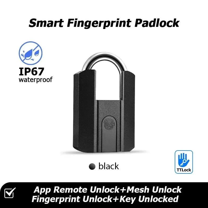 Smart Padlock Keyless Fingerprint