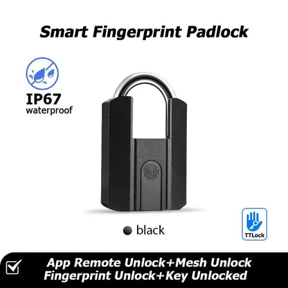 Smart Padlock Keyless Fingerprint