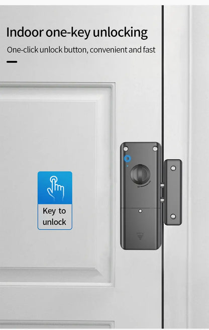 No-Drilling Smart Bluetooth Lock