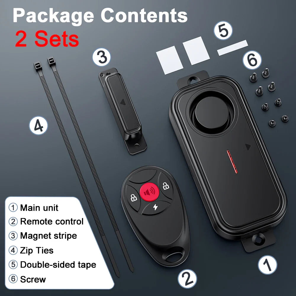 Door & Window Alarm with LED Light