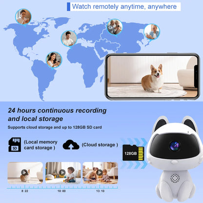 HD Smart Cat WiFi Camera