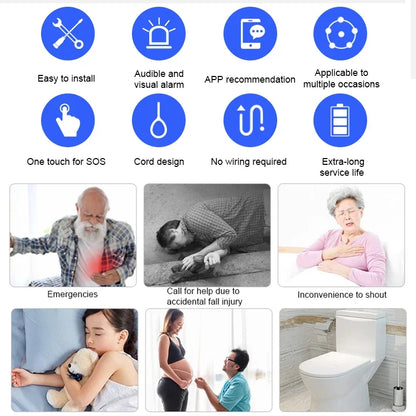 Wireless SOS Emergency Call Button