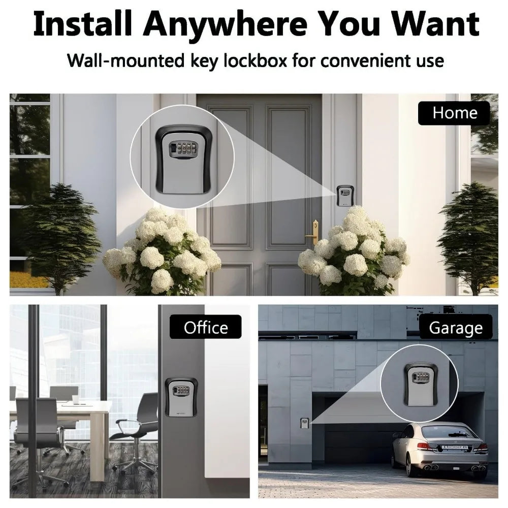 Wall Mount Key Lock Box