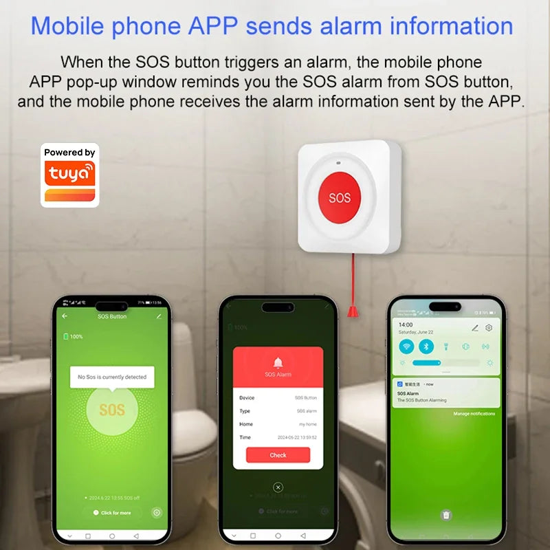 Wireless SOS Emergency Call Button