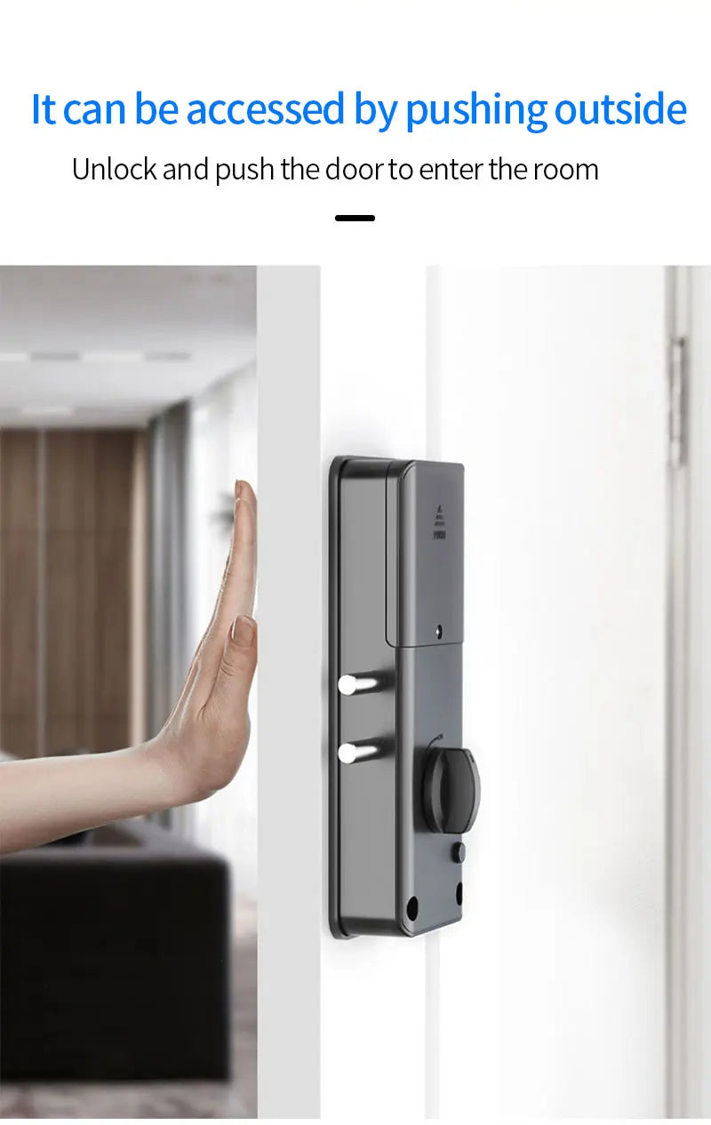 No-Drilling Smart Bluetooth Lock