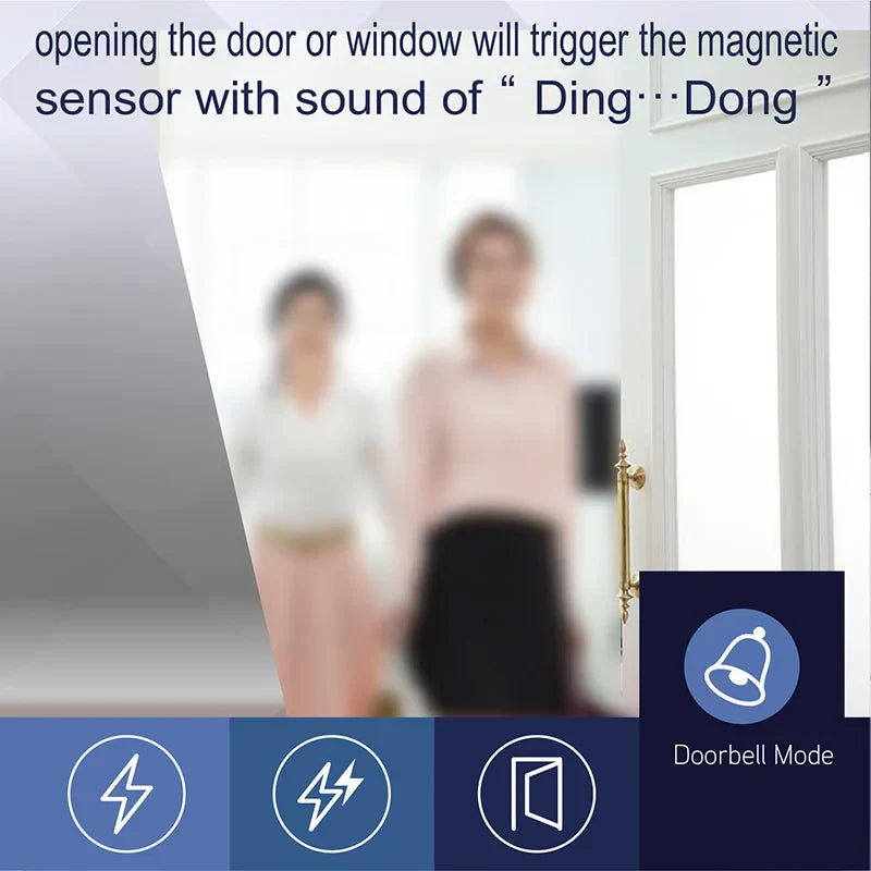 Door & Window Wireless Burglar Alarm