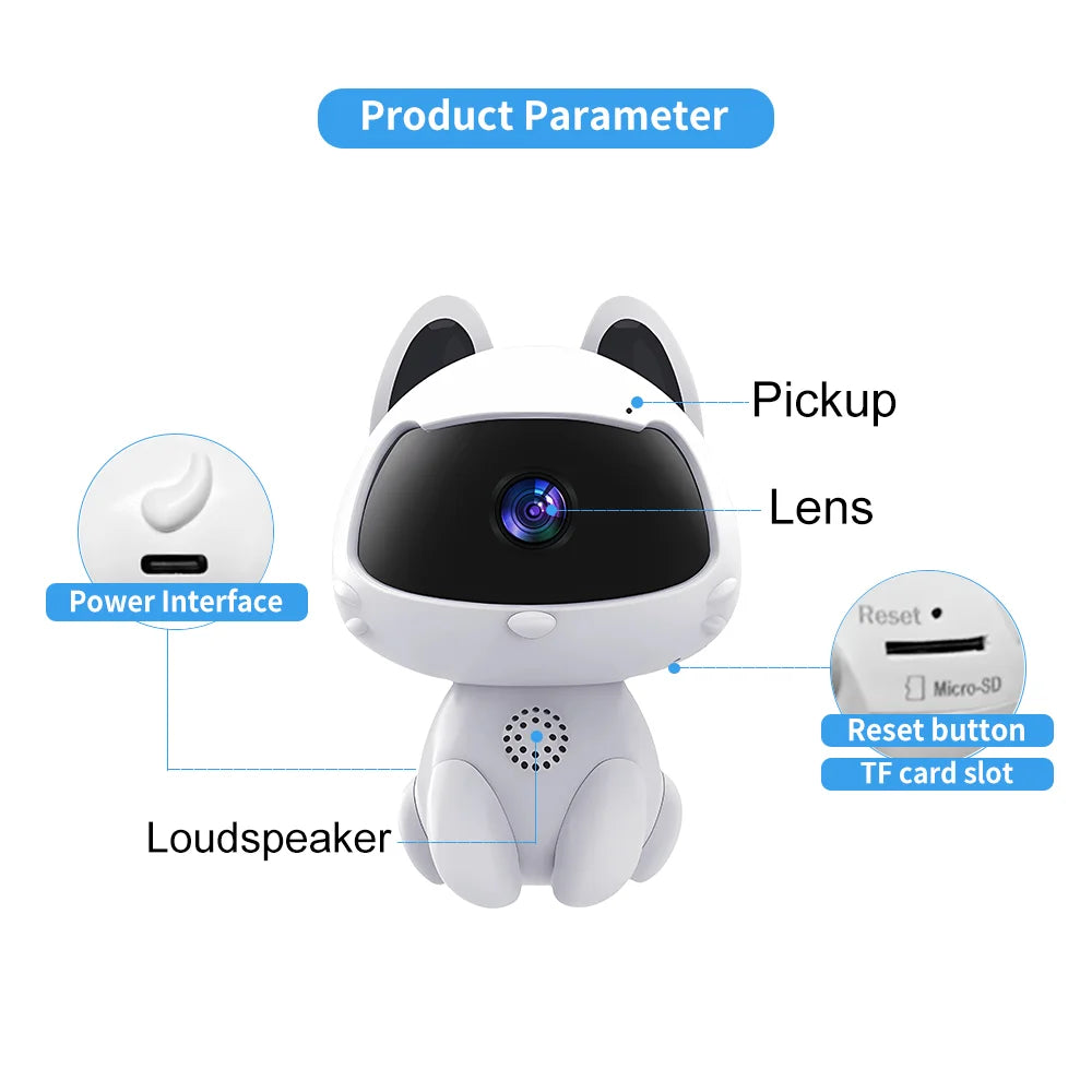 HD Smart Cat WiFi Camera