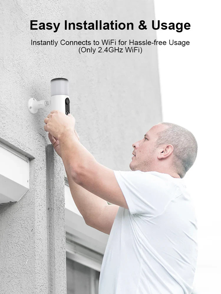 Solar Floodlight WiFi Camera HD Night Vision