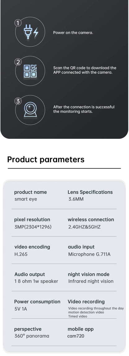 5MP WiFi Indoor Smart Camera