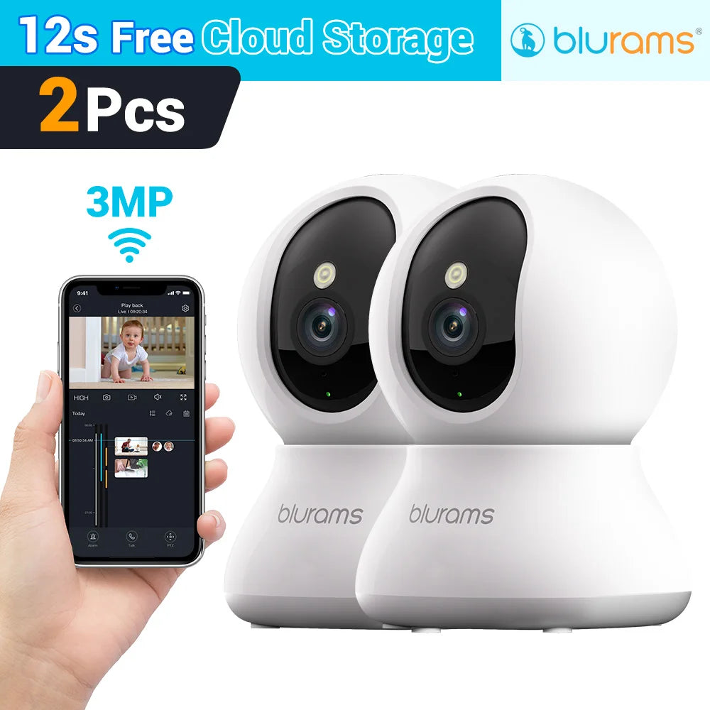 Blurams Baby Monitor Camera 2K HD