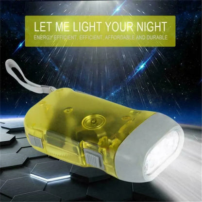 Hand Crank Dynamo Flashlight