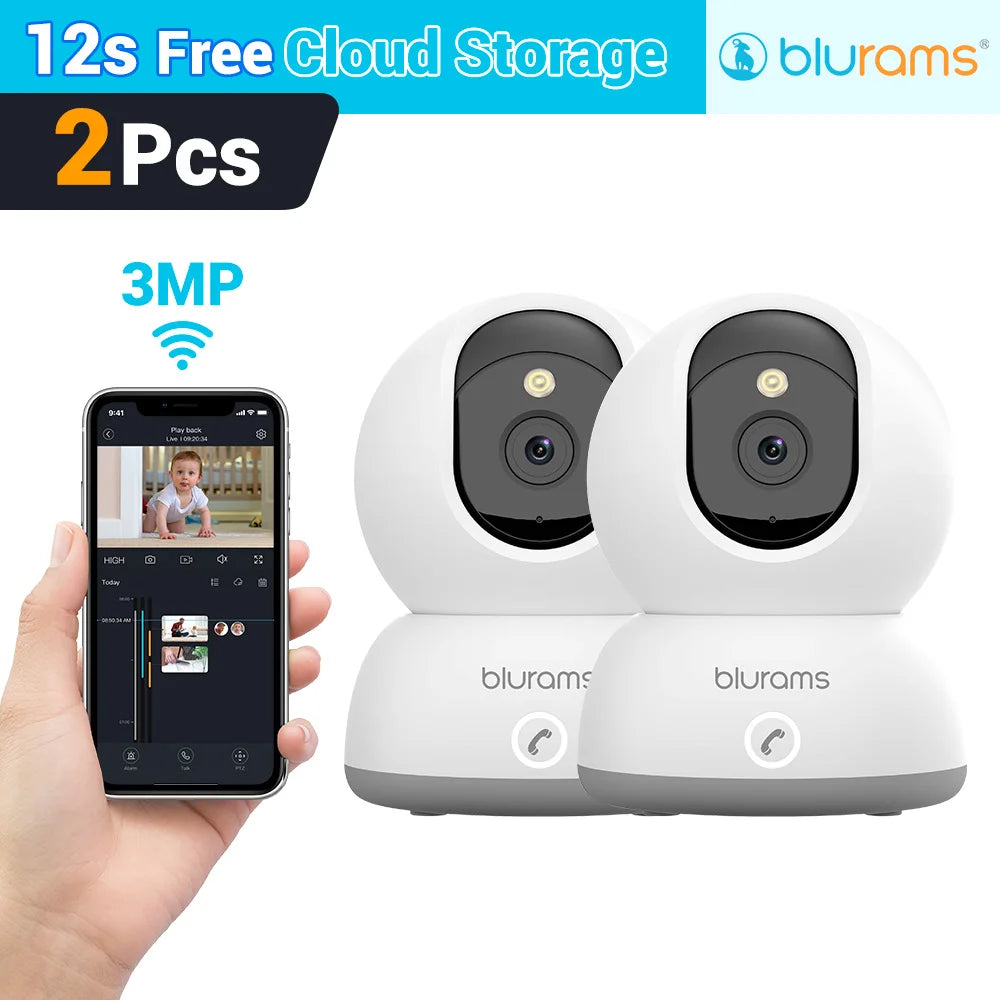 Blurams Baby Monitor Camera 2K HD