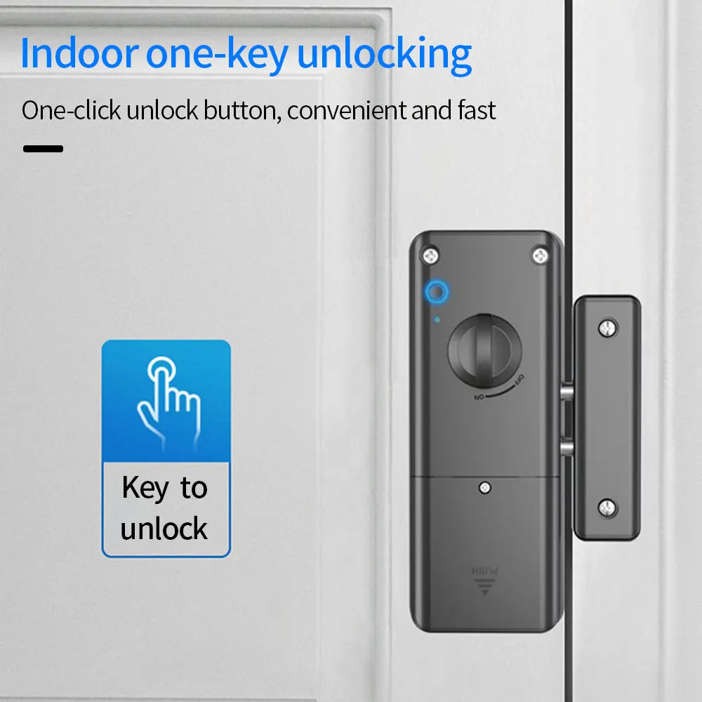 No-Drilling Smart Bluetooth Lock