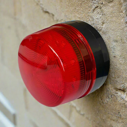 Red LED Warning Strobe Light