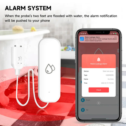 Water Sensor Leakage Alarm Flood