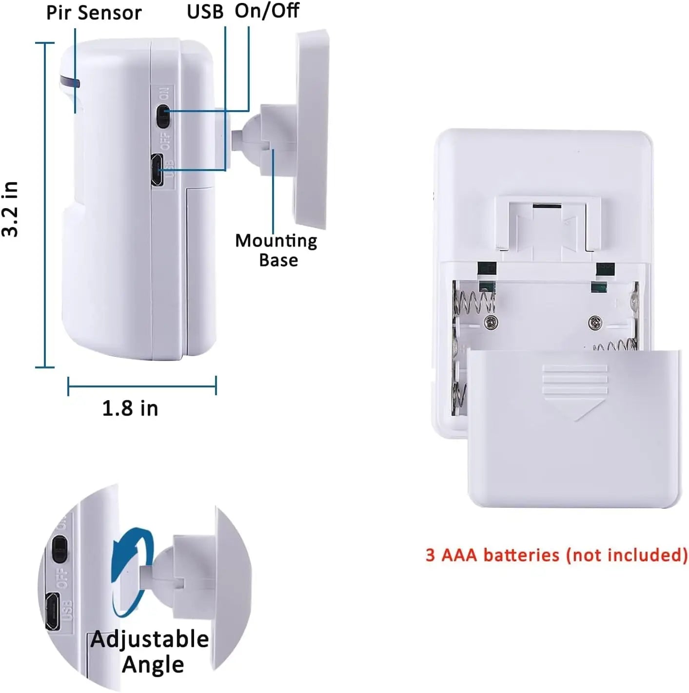 Fine Passage Wireless Motion Sensor Alarm