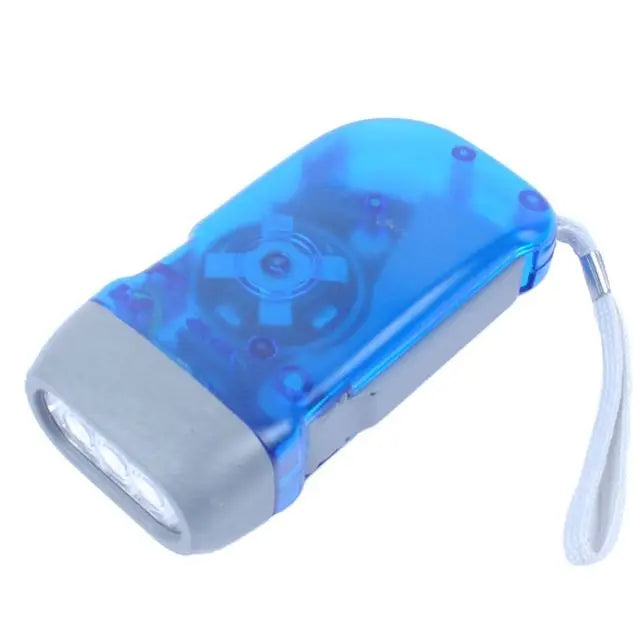 Hand Crank Dynamo Flashlight