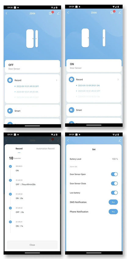 Door & Window Sensor Smart Home Security
