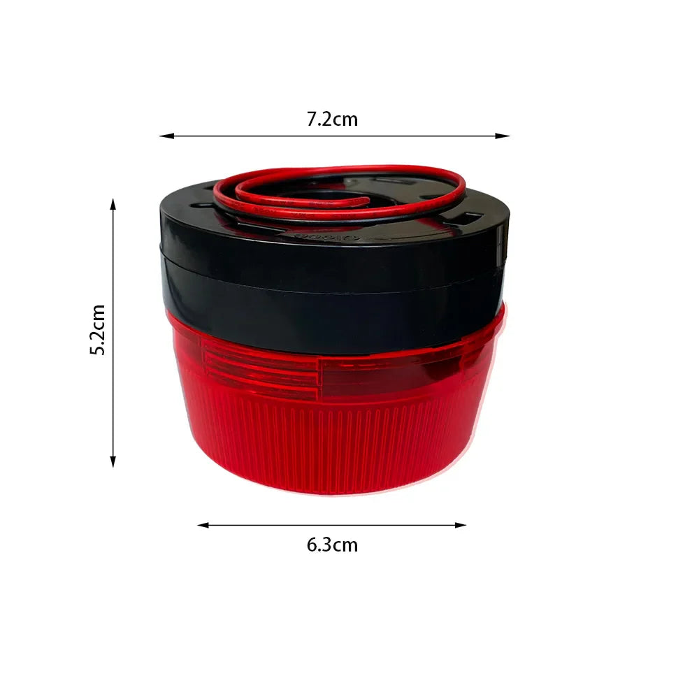 Red LED Warning Strobe Light