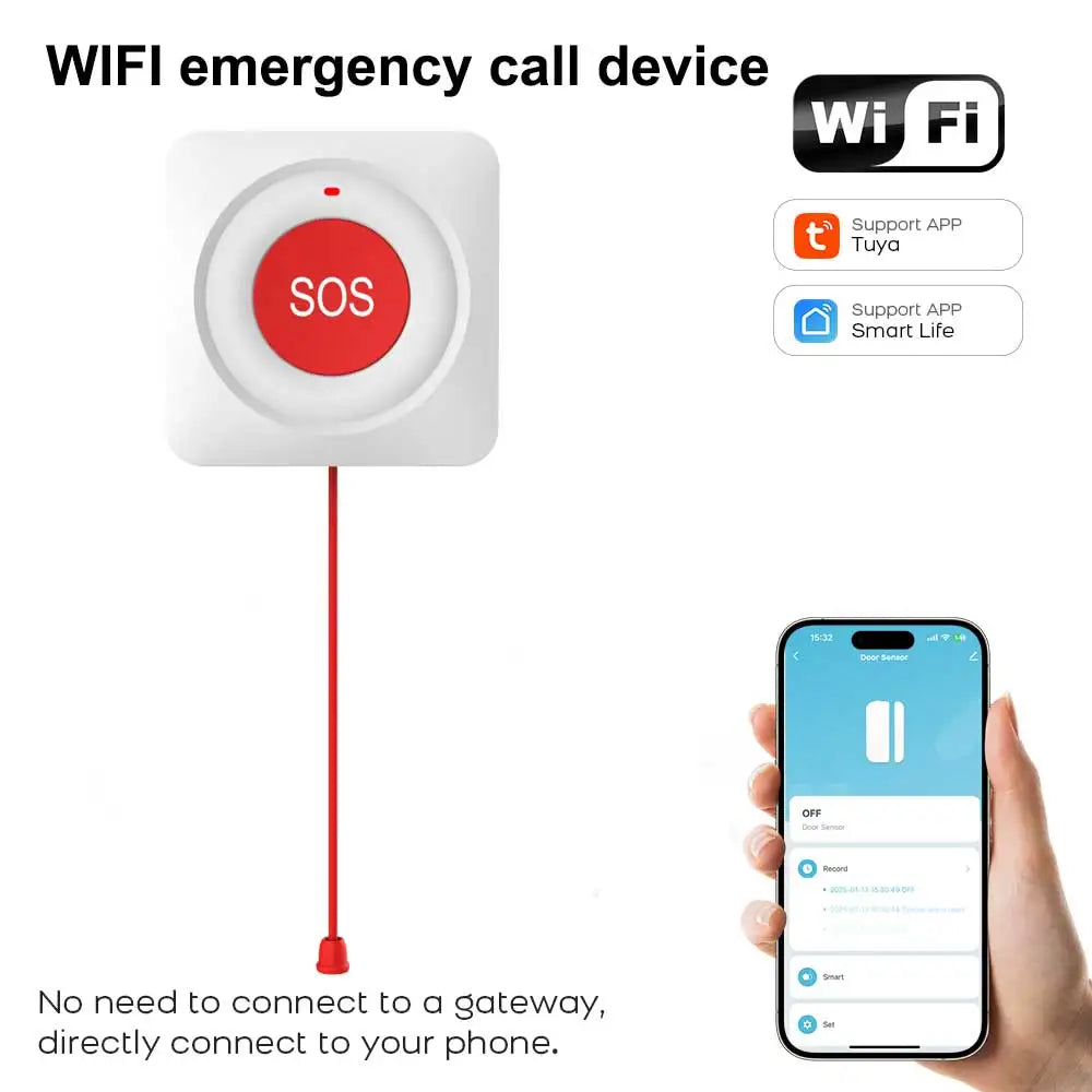 Wireless SOS Emergency Call Button