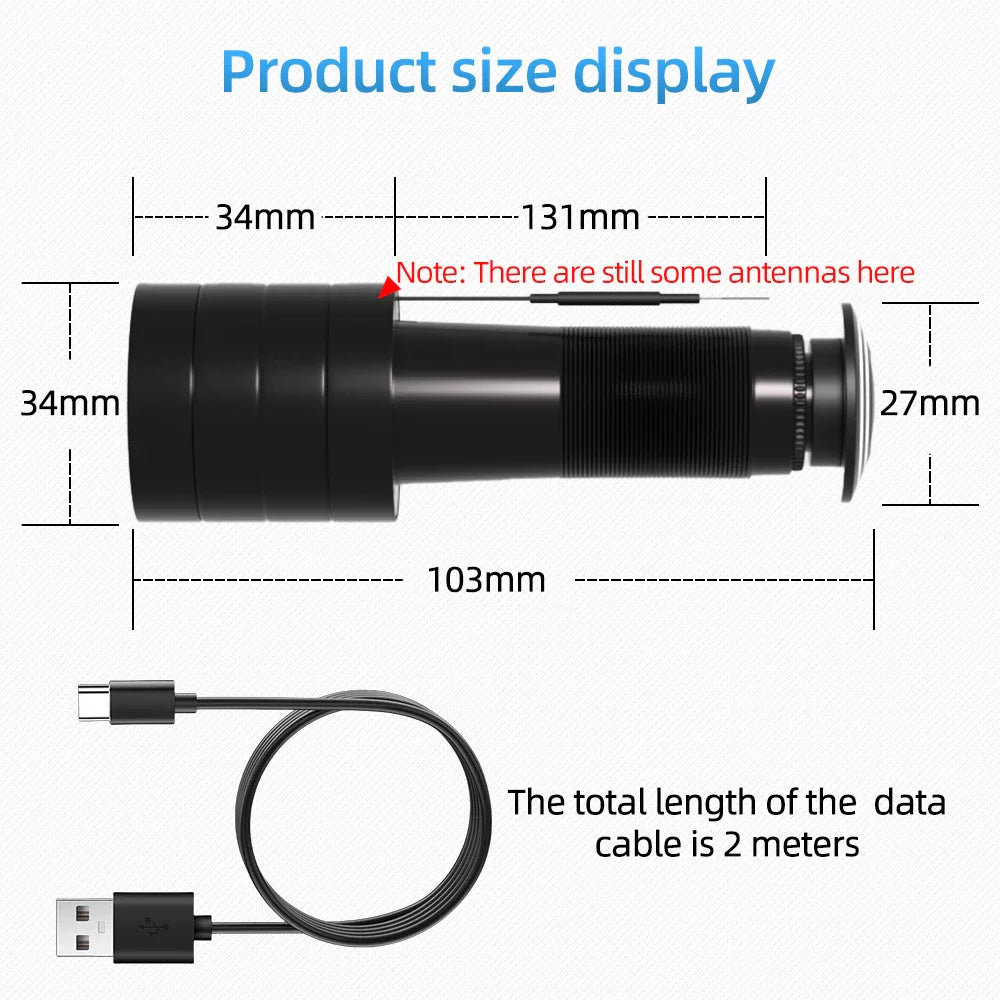 HD Peephole WiFi Camera – Smart Door Viewer