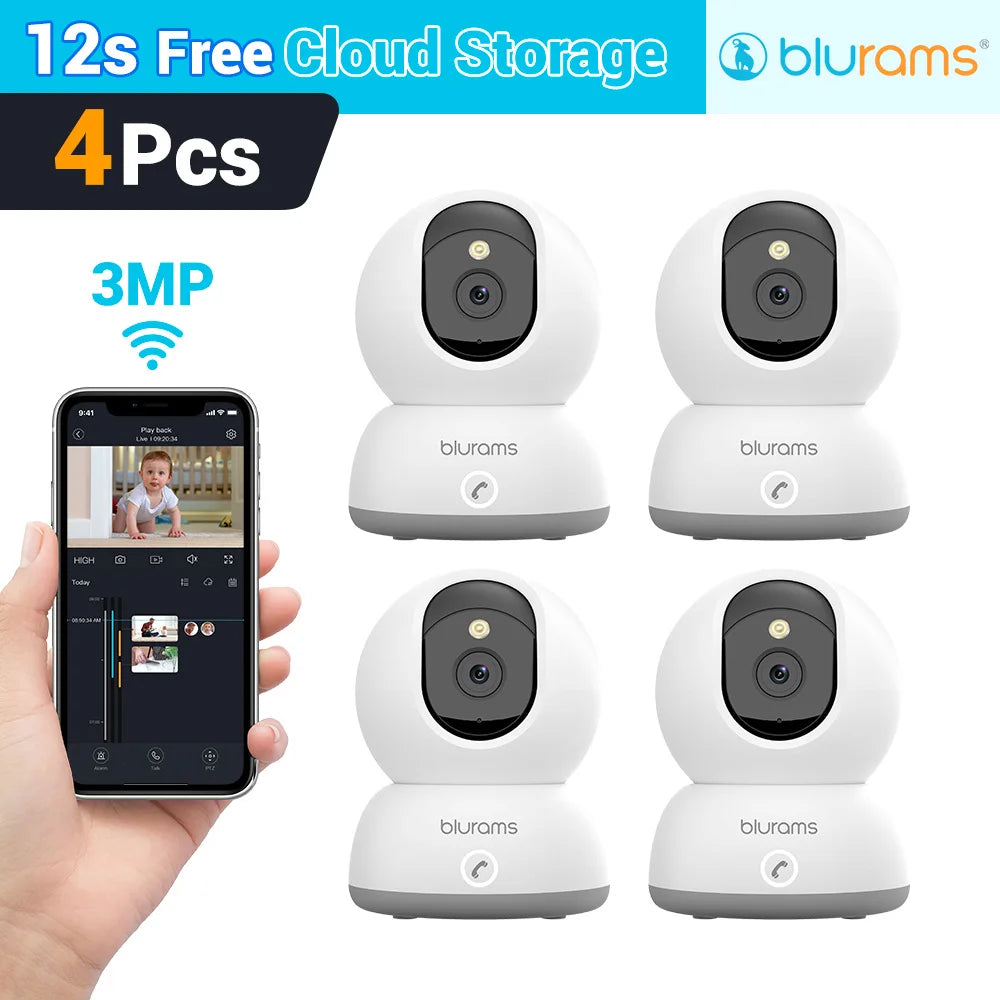 Blurams Baby Monitor Camera 2K HD