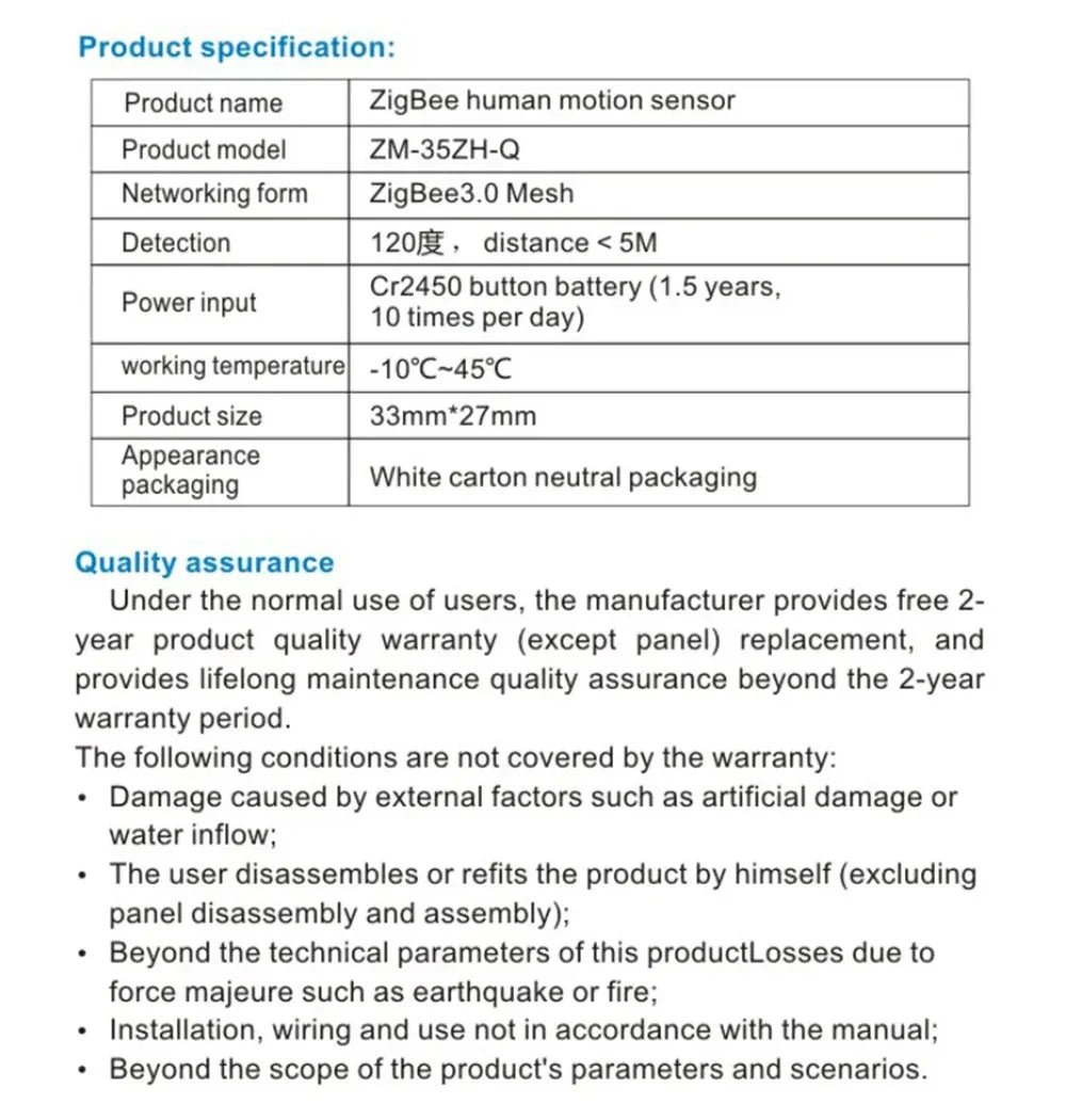 Mini PIR Motion Sensor