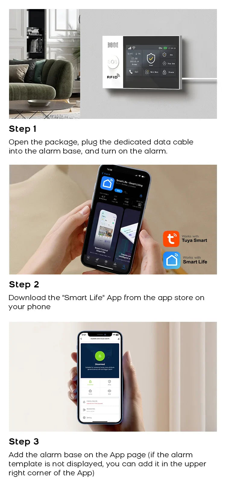 Smart Life Home Alarm Security System Kit