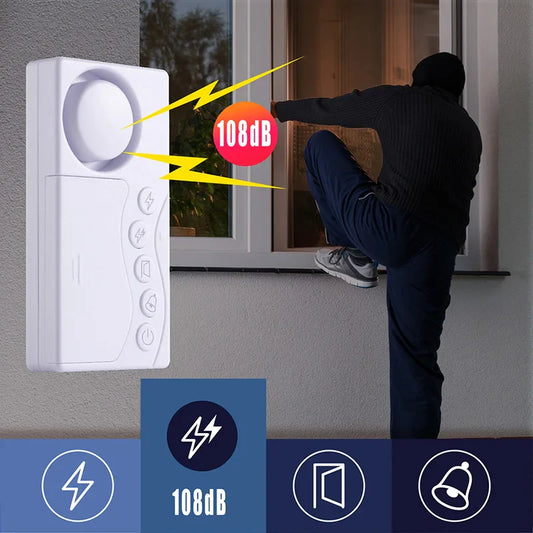Door & Window Wireless Burglar Alarm