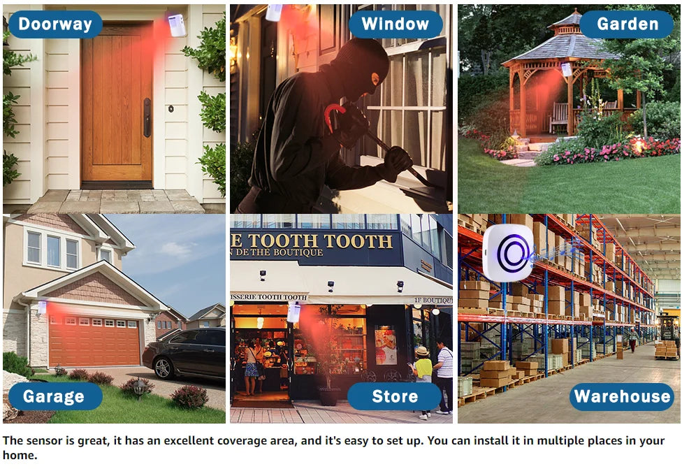 Fine Passage Wireless Motion Sensor Alarm