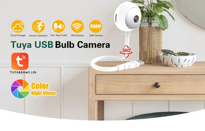 Indoor USB Light Bulb WiFi Camera