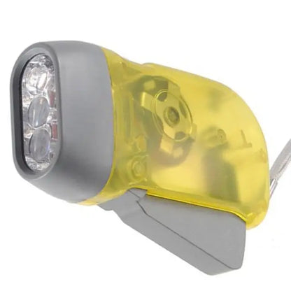 Hand Crank Dynamo Flashlight
