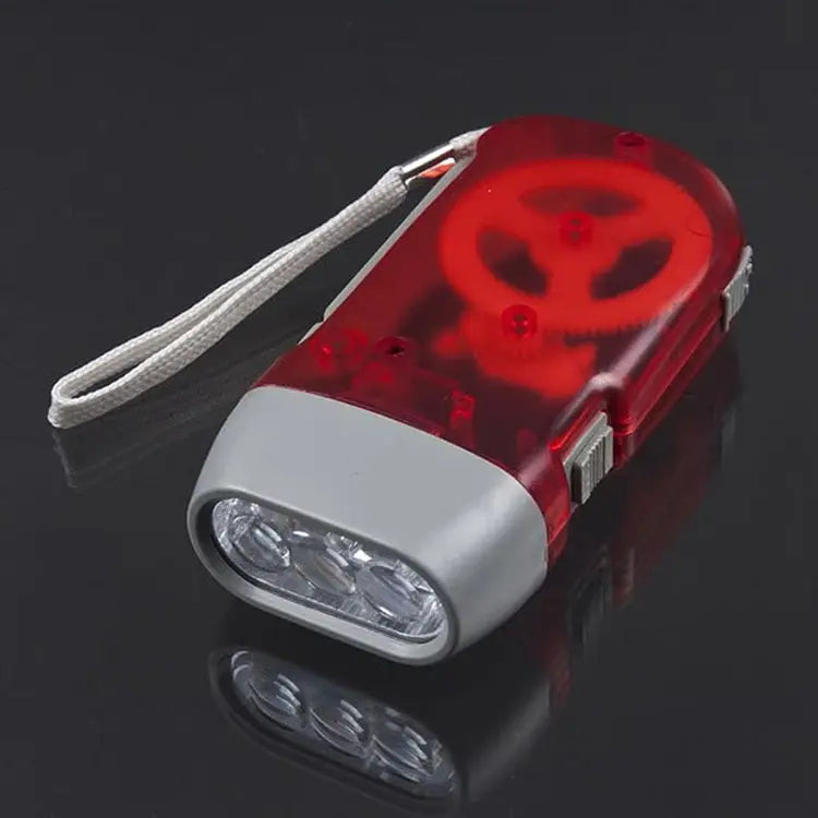 Hand Crank Dynamo Flashlight