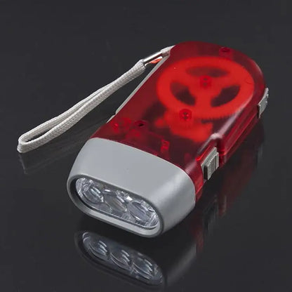 Hand Crank Dynamo Flashlight