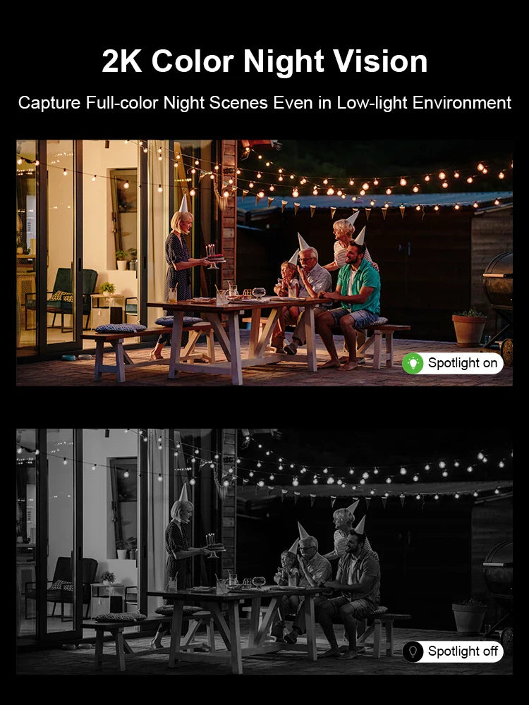 Solar Floodlight WiFi Camera HD Night Vision